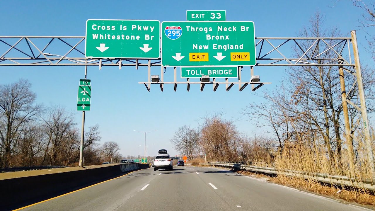 Cross Island Parkway north full length, Queens NYC