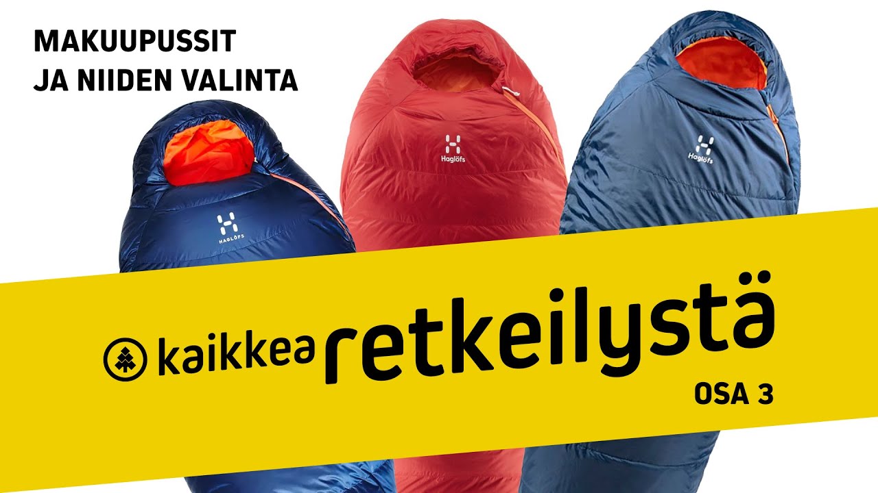 Ulkoilma - Kaikkea Retkeilystä - Osa 3 - Makuupussit ja makuupussin valinta