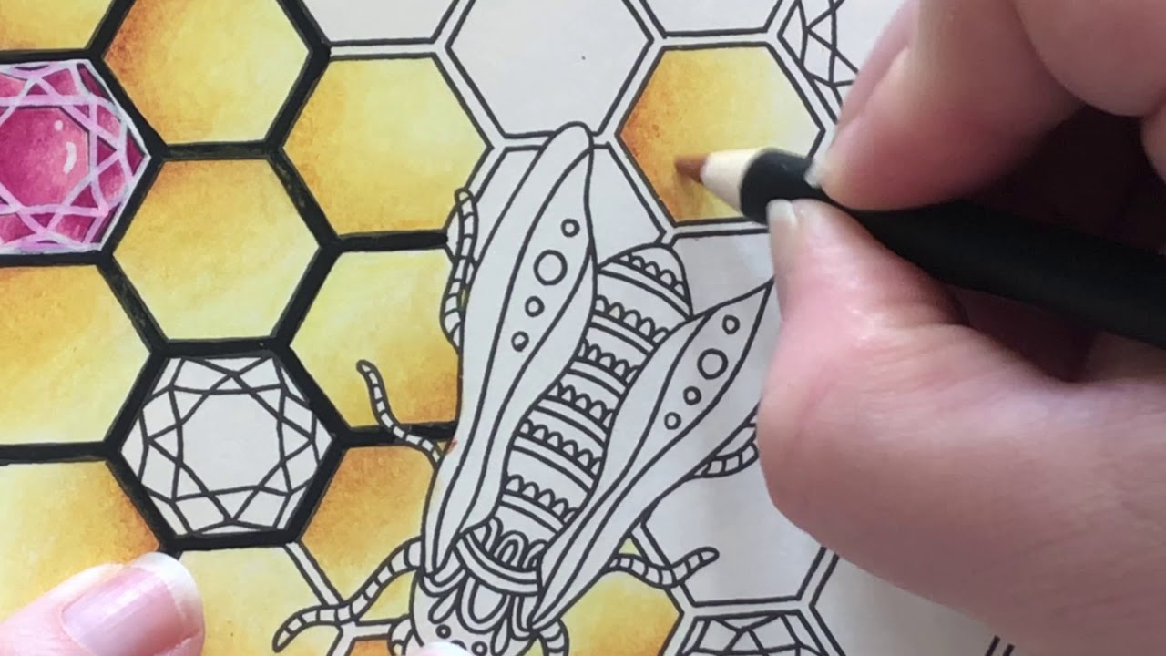 TUTO dégradé aux crayons de couleurs