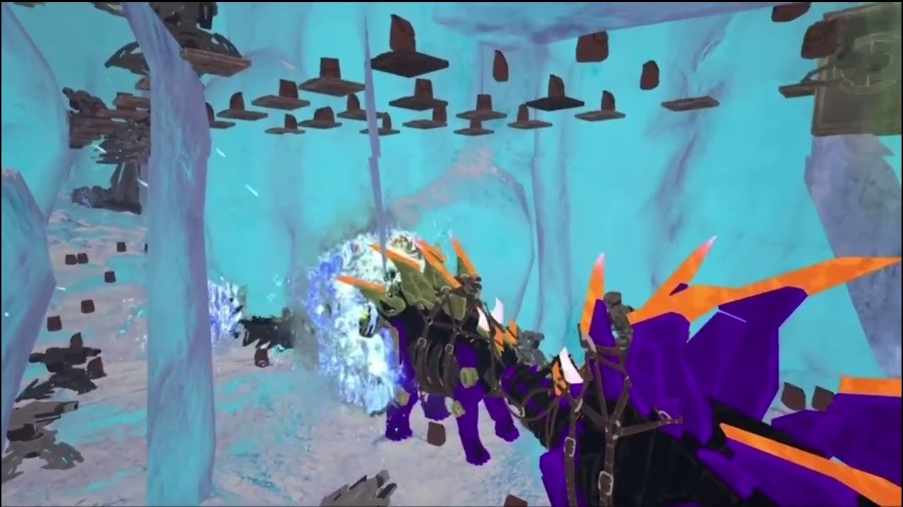 Beastmode fibercraft wiping ice queen c spin on top #beastmode de #fibercraft #arksurvivalevolved 