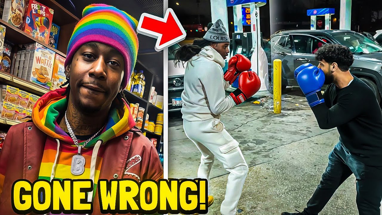 Ai Prank in the hood *Gone Wrong* He Wanted To Throw Hands.