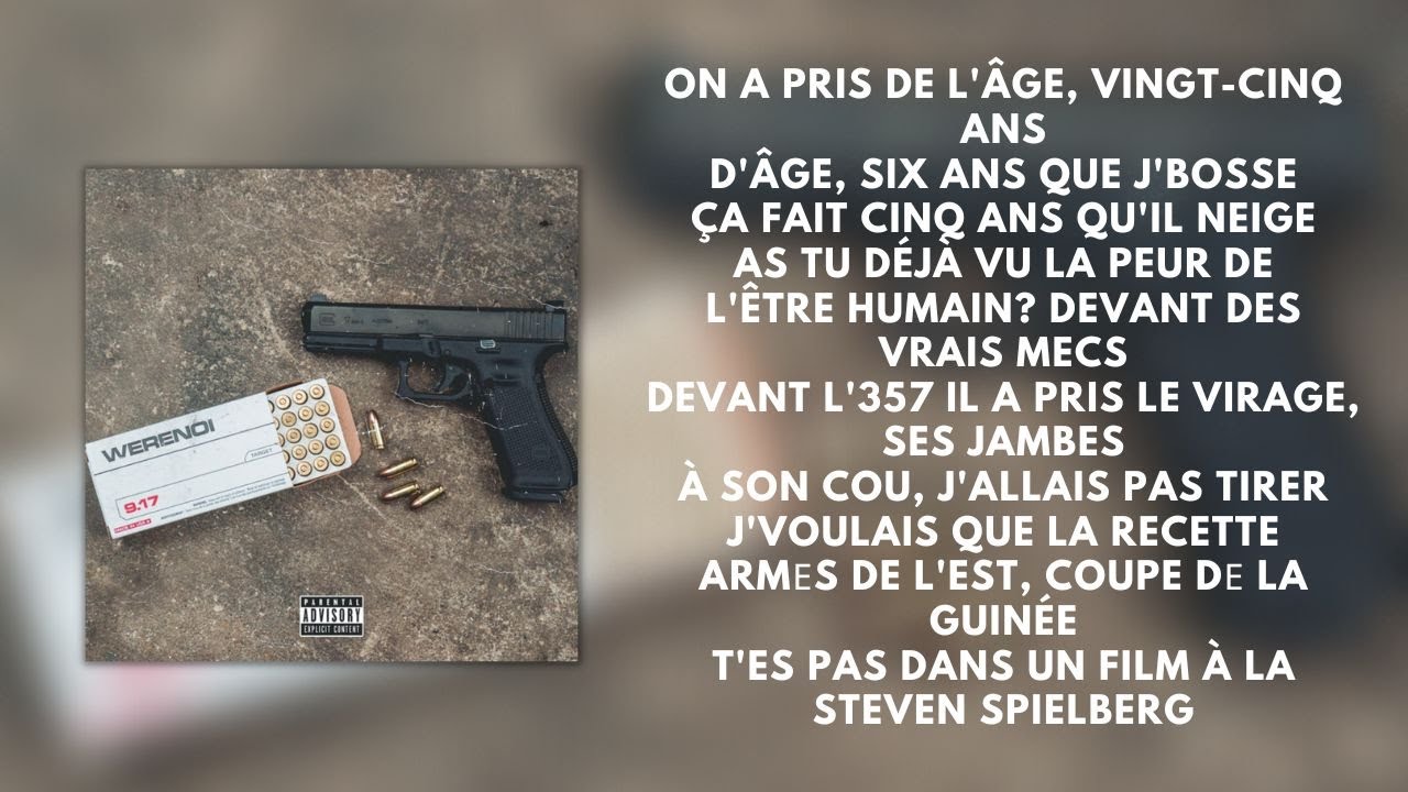 Werenoi - 9 17 (Paroles/Lyrics)