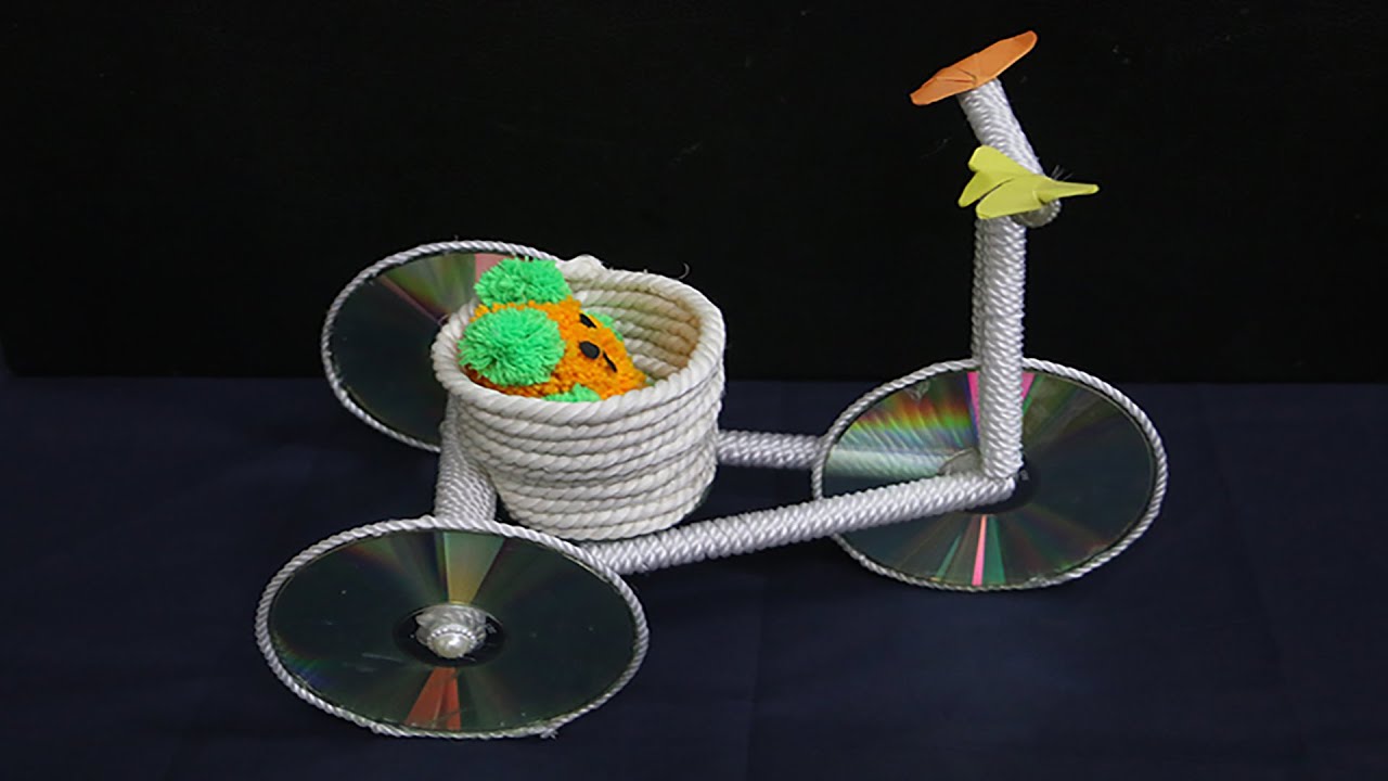 DIY Cycle  Using Old CDs