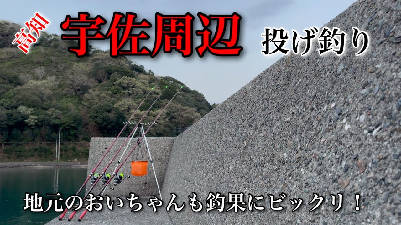 【投げ釣り】高知県宇佐周辺で投げ釣りをしてみたら地元のおいちゃんもびっくりの釣果だった…！