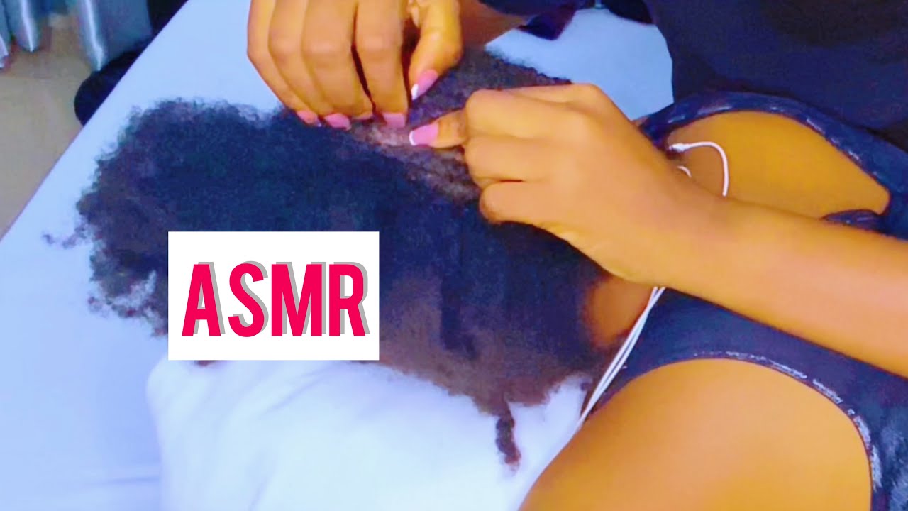 ASMR FALL ASLEEP WITH SATISFYING FINGER SCALP SCRATCH
