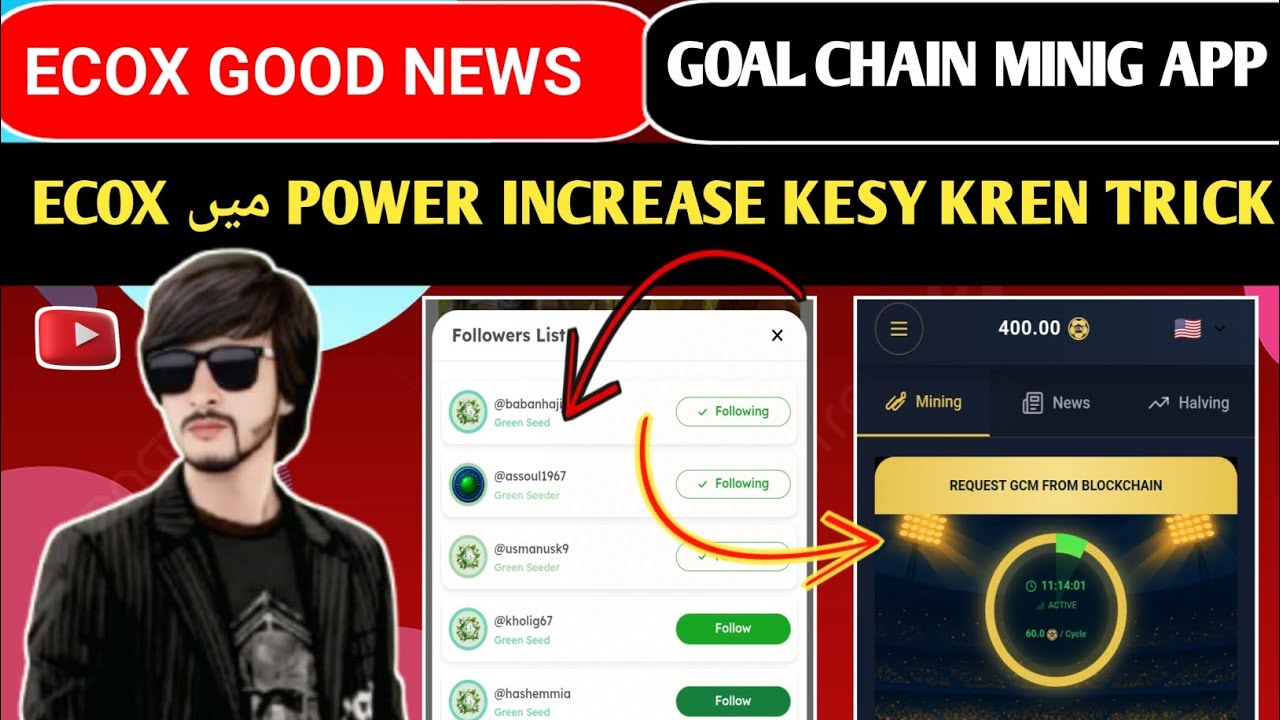 Ecox Users Big News 🚀 | Increase Greening Power Fast + Goal Mining App Full Guide 2025 🔥