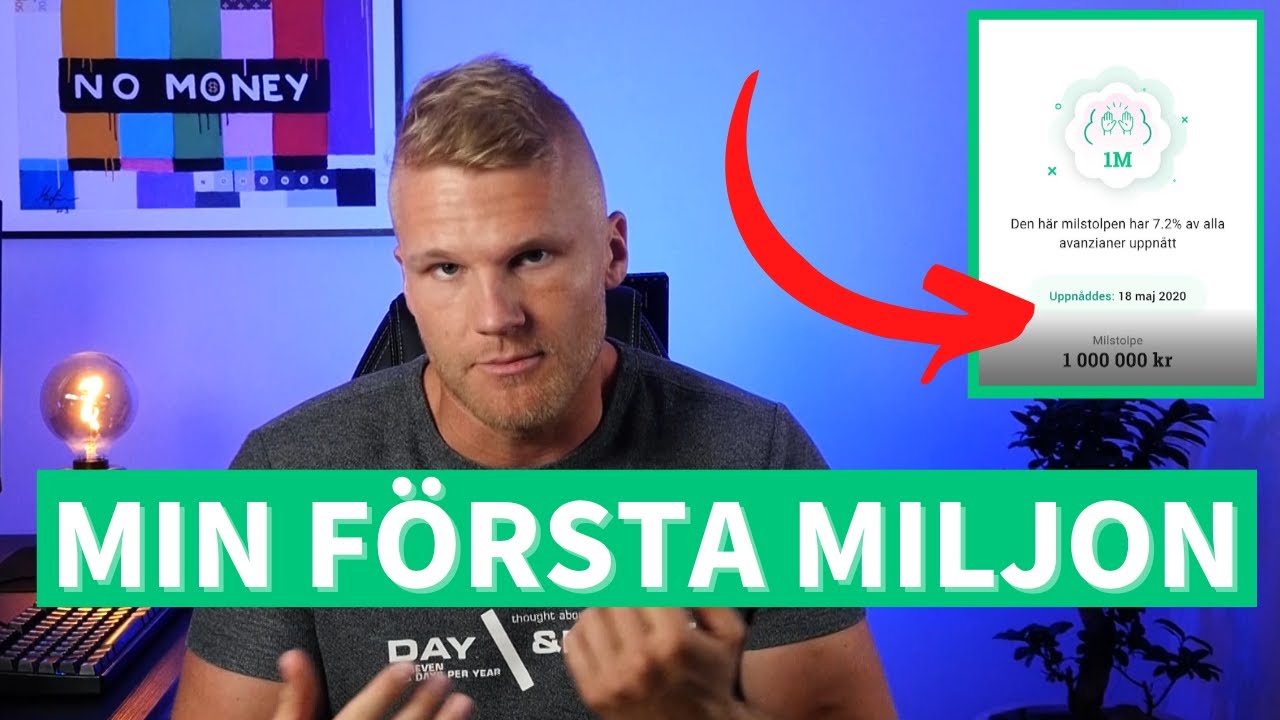 MIN FÖRSTA MILJON PÅ BÖRSEN: Mina tips till hur du kan nå miljonen!