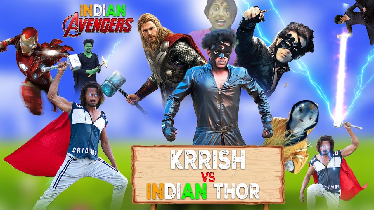 KRRISH VS THOR | | INDIAN AVENGERS | VFX Comedy Video | क्रिश vs थोर | Suraj Rox Comedy