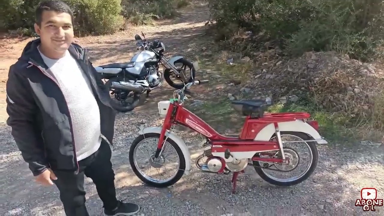 1972 model hurdadan alınıp hobi olarak toplanan nacizane mobilete