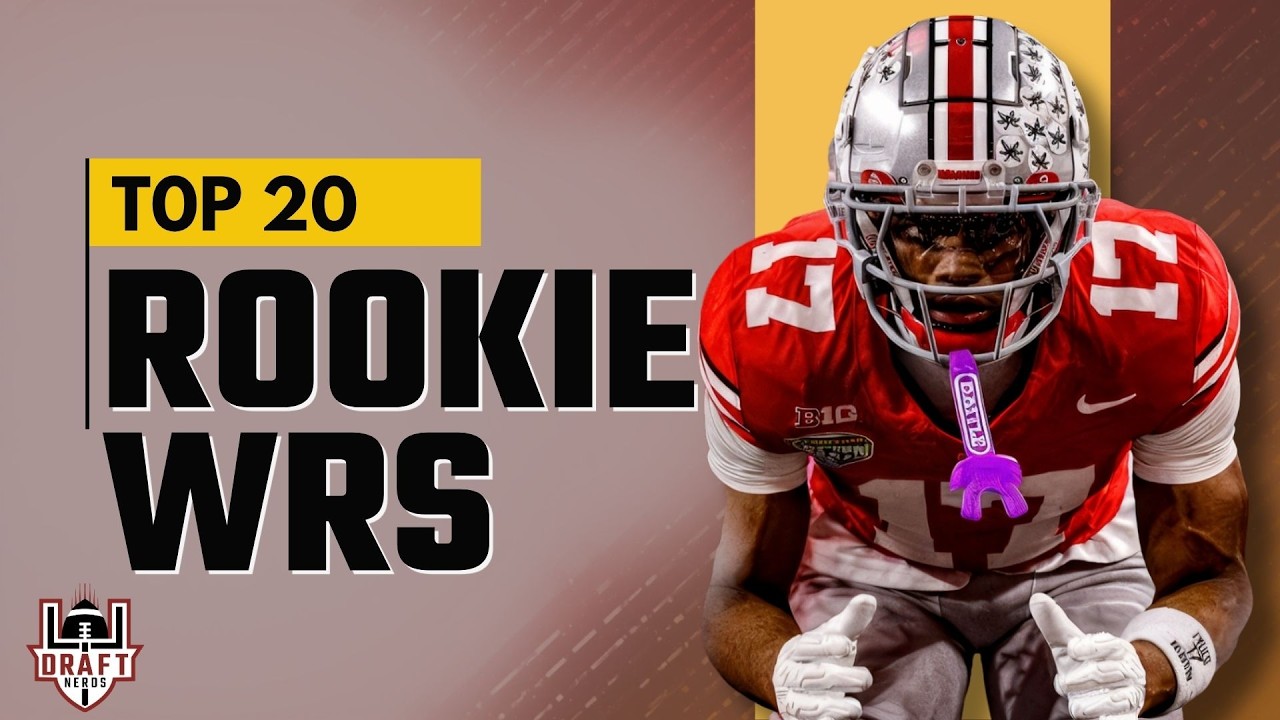 NEW Top 20 Rookie WRs (Rankings & Tiers) for the 2026 NFL Draft!