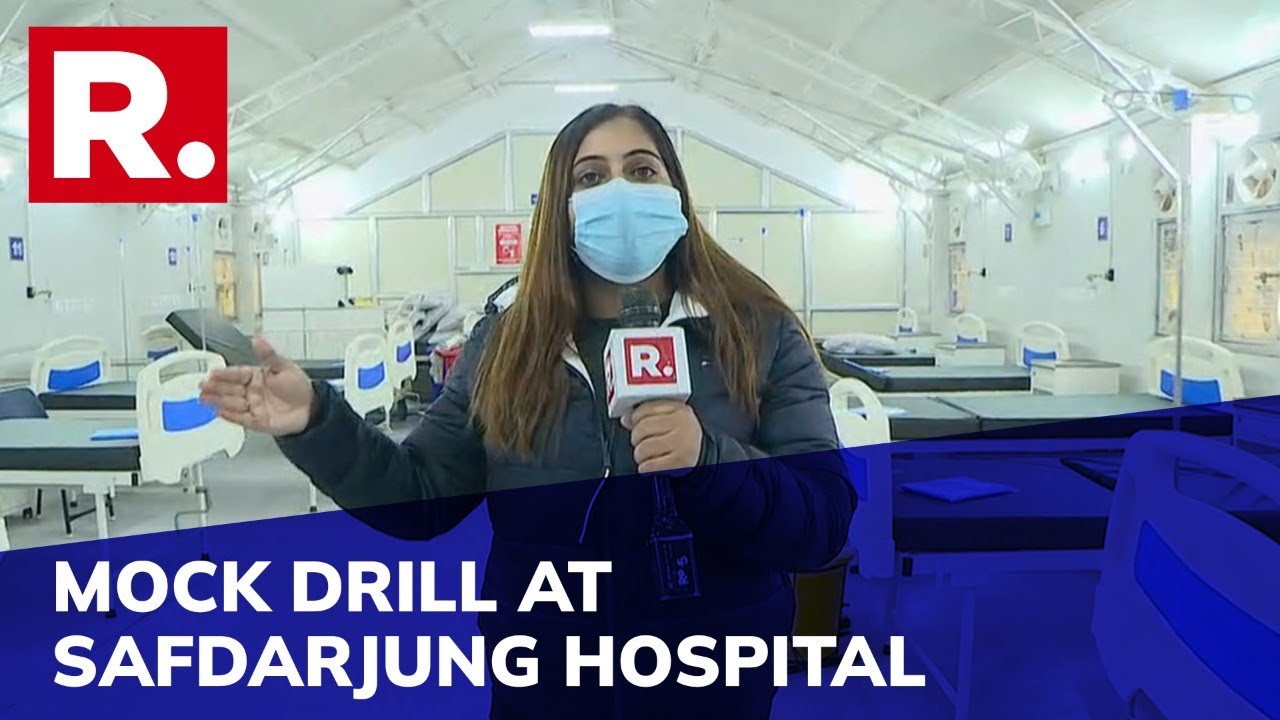 COVID Preparedness Mock Drill Being Conducted At Delhi's Safdarjung Hospital | Ground Report