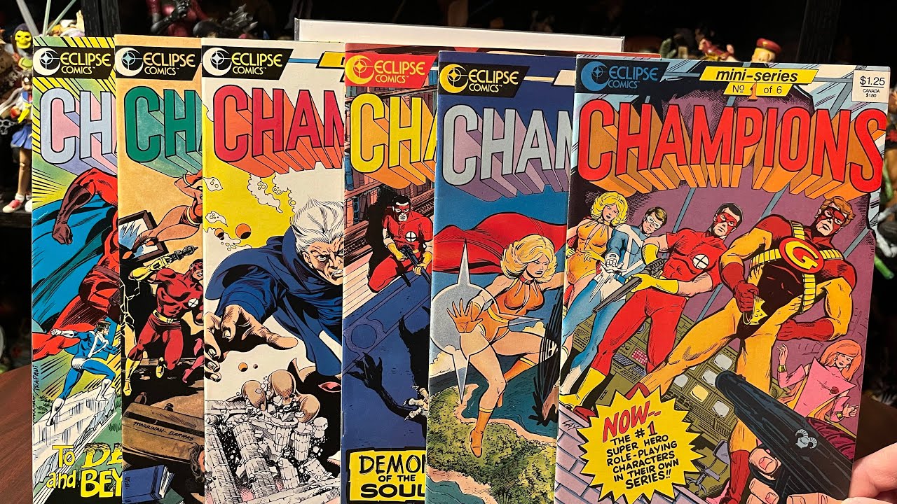 Champions: eclipse comics complete run books 1-6