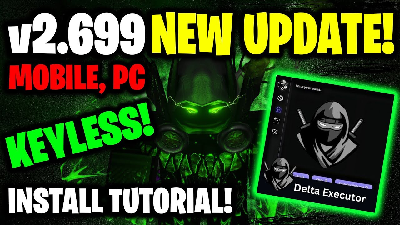Delta Executor Mobile, PC NEW UPDATE ‼️NO KEY iOS, Android, PC 2025 Latest Version Download Tutorial
