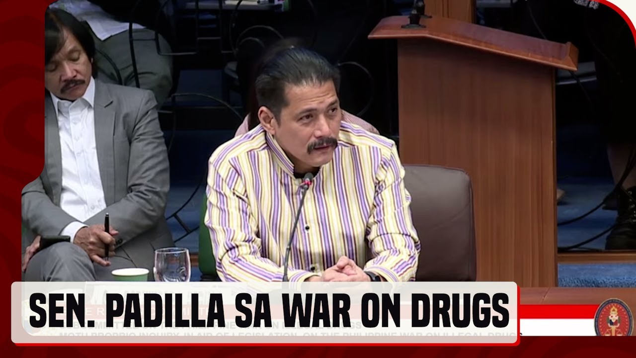 Sen. Robin Padilla, ipinagtanggol ang drug war noong adminstrasyong Duterte
