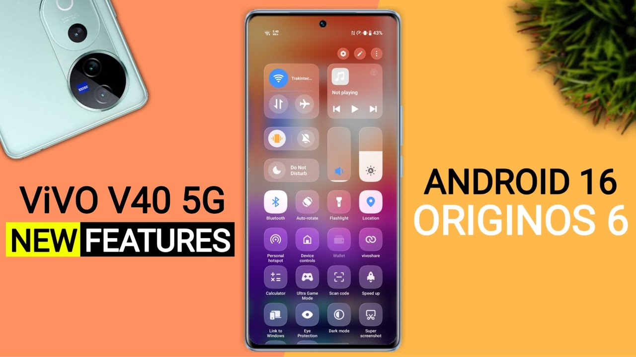 Vivo V40 OriginOS 6 Android 16 Update - 25+ Amazing Features | Vivo V40 New Update