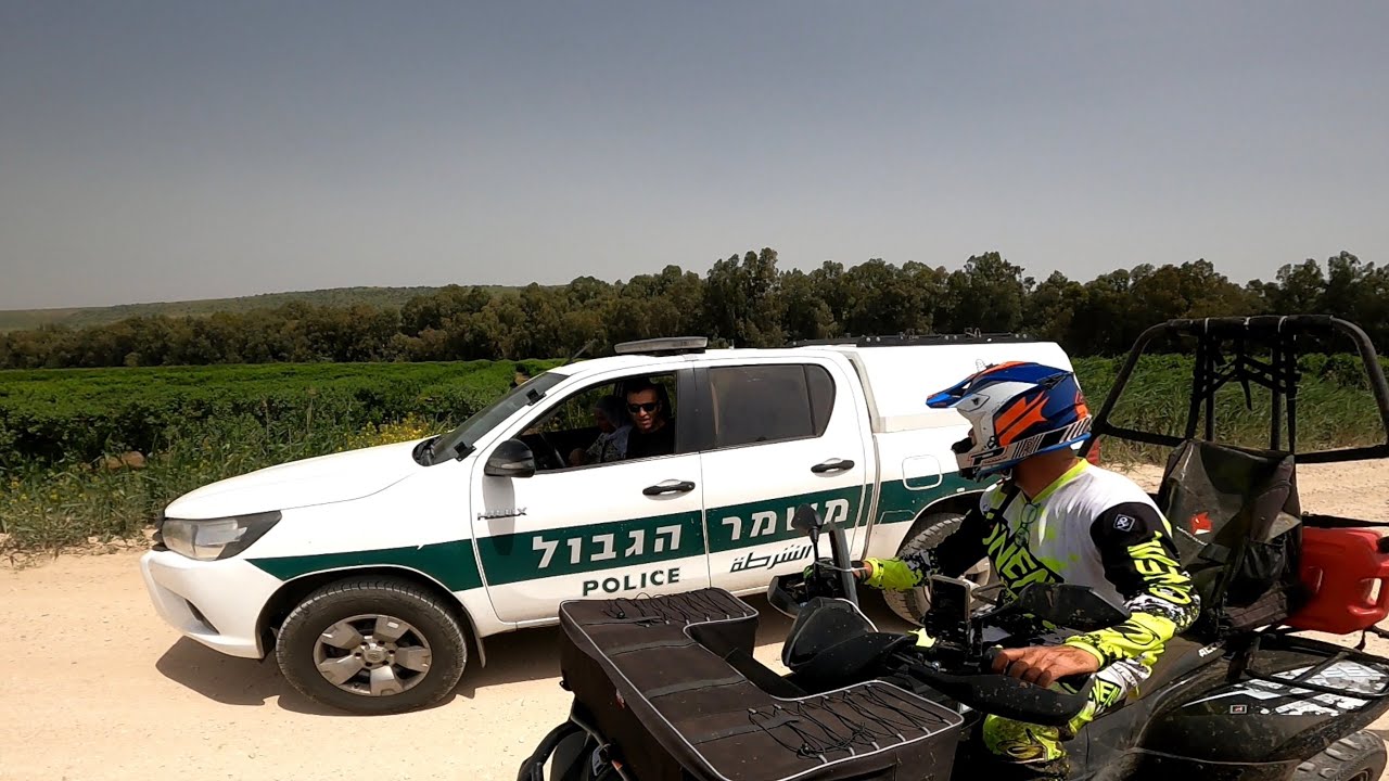 עצרו אותנו פעם ראשונה  עין ידידיה  גשר הפקק  נהר הירדן  טיול טרקטורונים