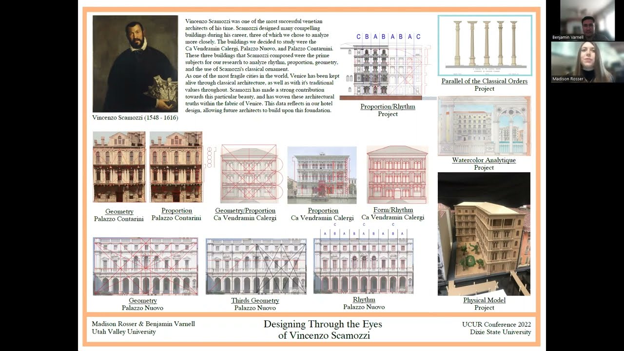 UCUR 2022 Abstract 141 - Designing architecture through the eyes of Vincenzo Scamozzi.