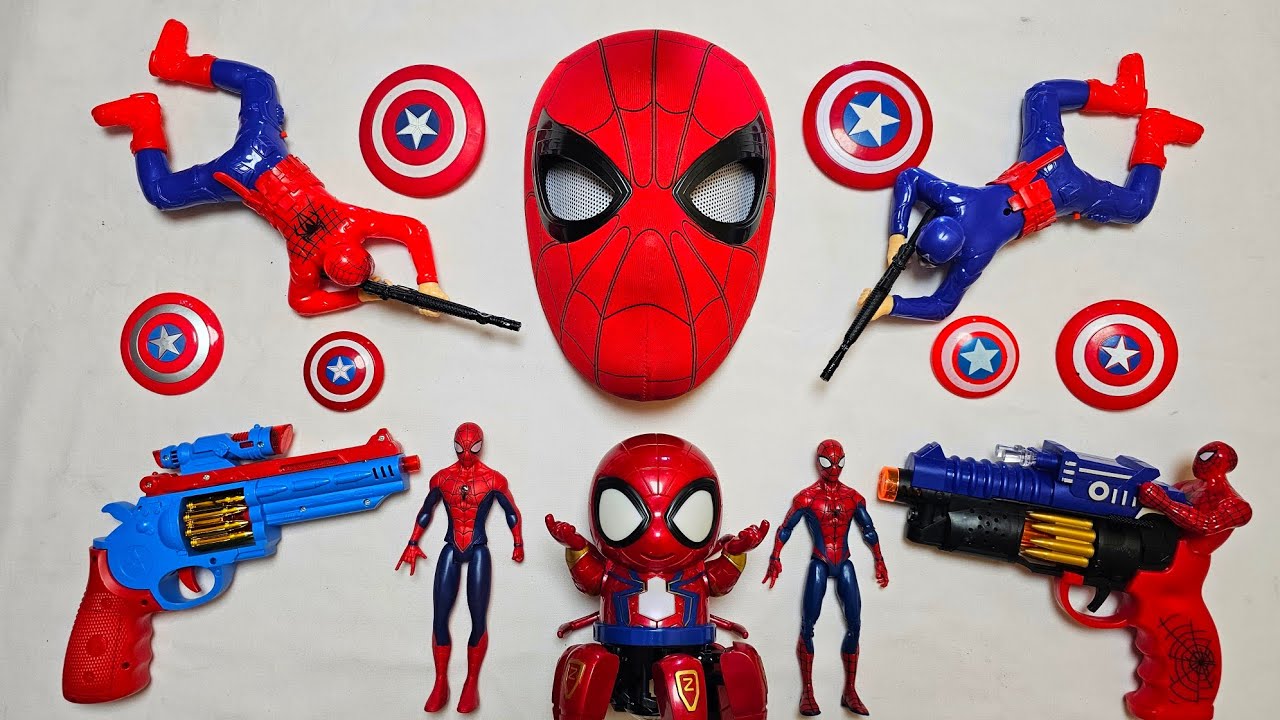 Marvel Toy Series Unboxing, Popular Spider-Man Toy Car, Marvel Popular Action Toy Gun