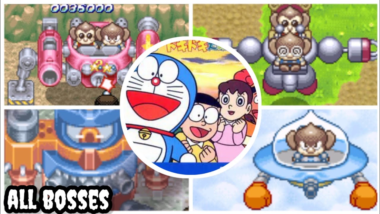 Doraemon Midori no Wakusei - all bosses + ending