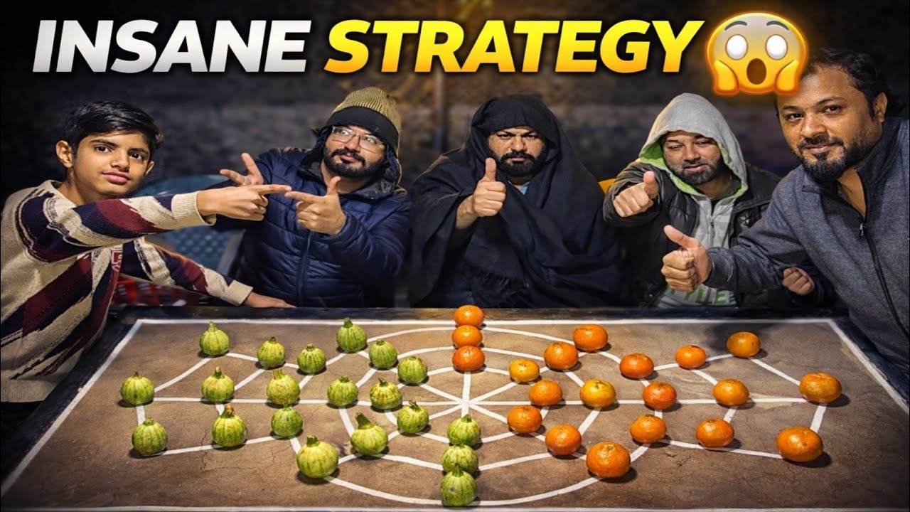 16 Beads Game | Real Village Strategy Battle 😱 | Mind Blowing Moves | Traditional Board Game