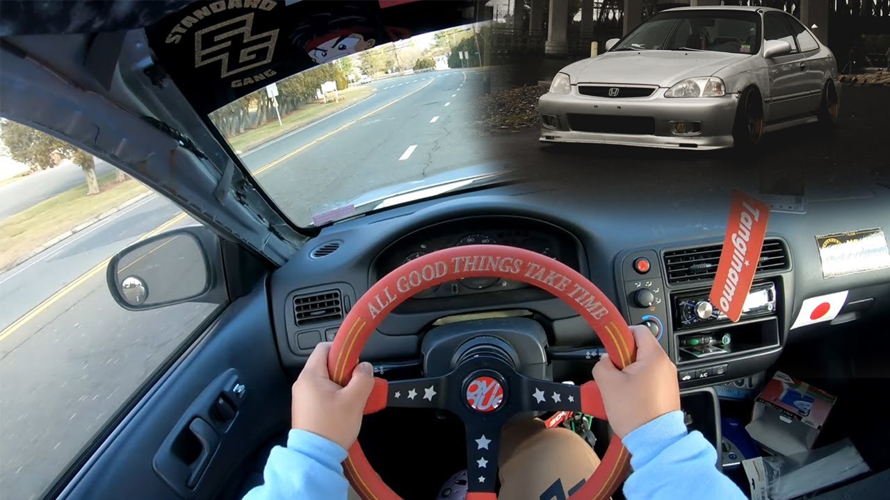 70 HORSEPOWER 2000 HONDA CIVIC POV DRIVE | VLOG | CASUAL DRIVE
