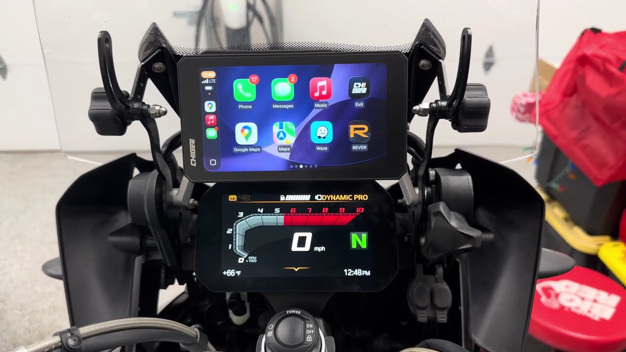 Chigee AIO-6 w/Dash Cams Overview (BMW 1250 GS)