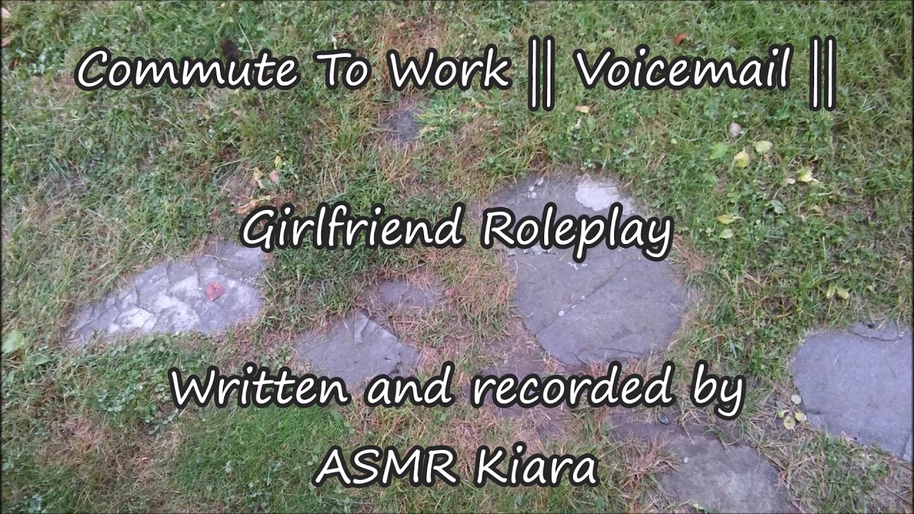 ASMR - Commute To Work | Girlfriend || Voicemail message || lovey-dovey