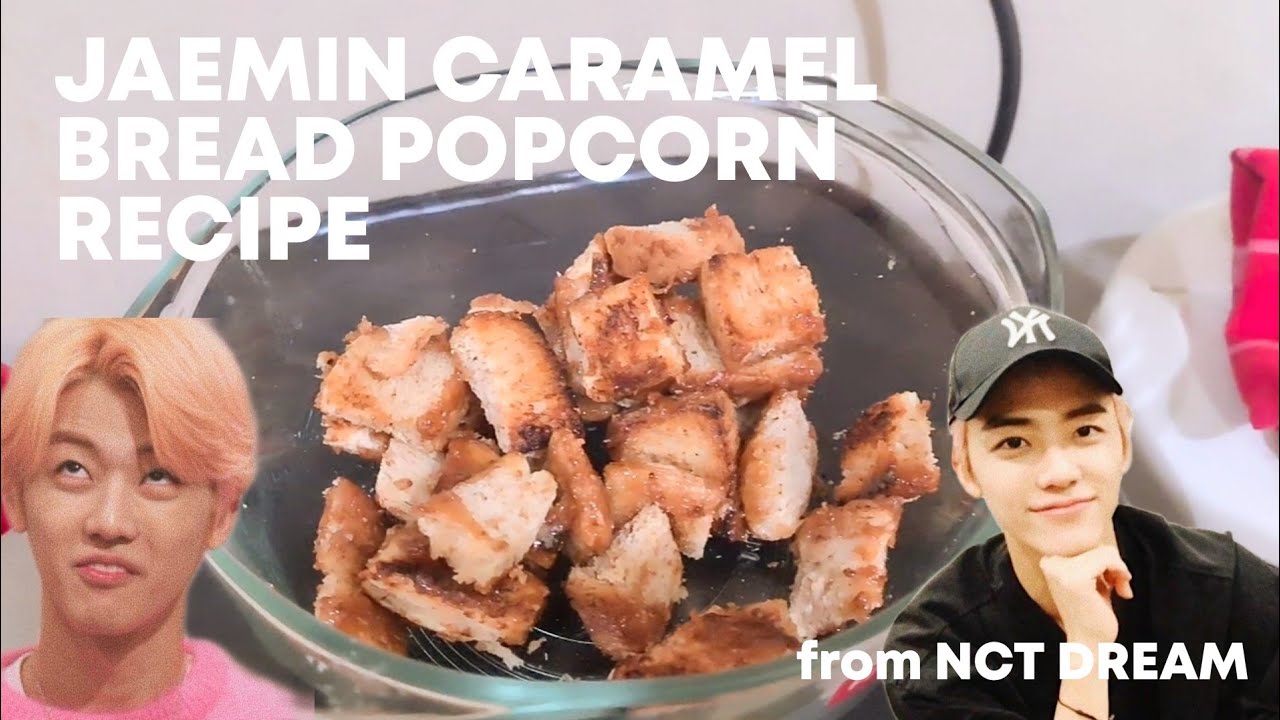 Jaemin Caramel Bread Popcorn Recipe 🍞 (Resep Ala NCT #7) | Indonesia 🇮🇩