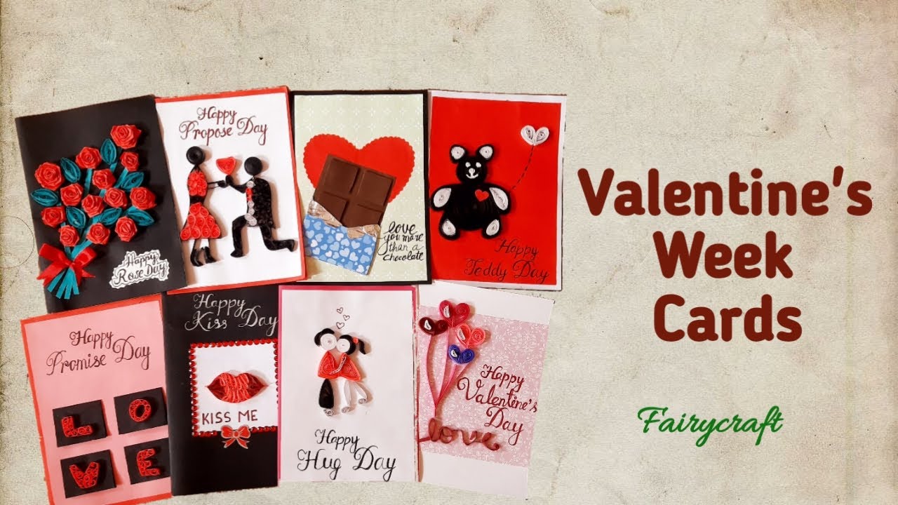 8 Valentine's Day Special Card|Handmade Valentine's Day Card|Valentine's Week Special