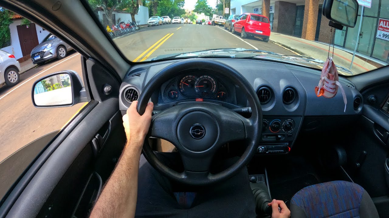 Chevrolet Celta Life (1.0) 2011 / POV Тест-драйв 4K (Без комментария)