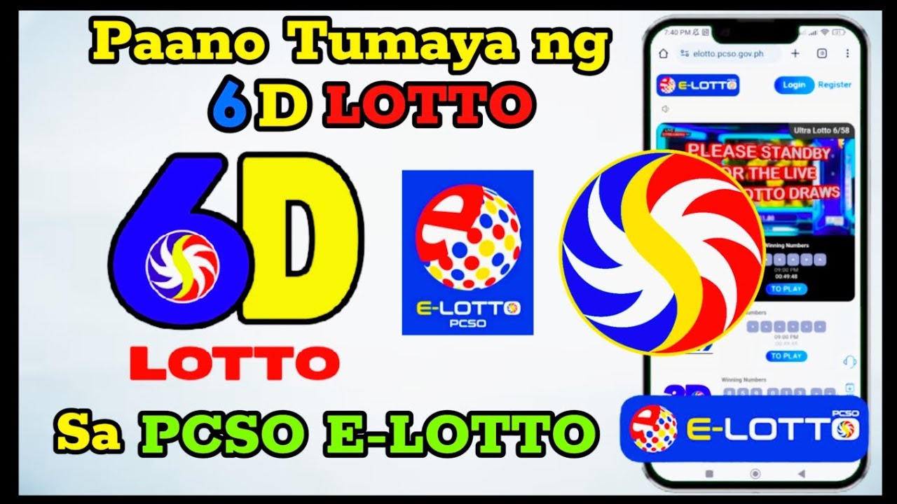 Paano Tumaya ng 6D Lotto sa E Lotto ng PCSO || How to Play 6D Lotto in PCSO E-Lotto