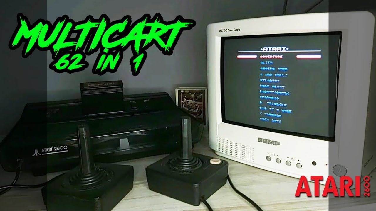 MULTICART 62 IN 1 - Grandes Classicos do Atari 2600