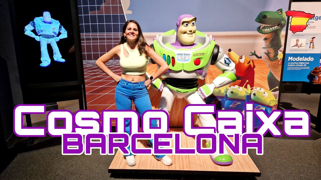 Así es el Museo de la ciencia CosmoCaixa Barcelona y el #mundopixar madrid 🧪🚸