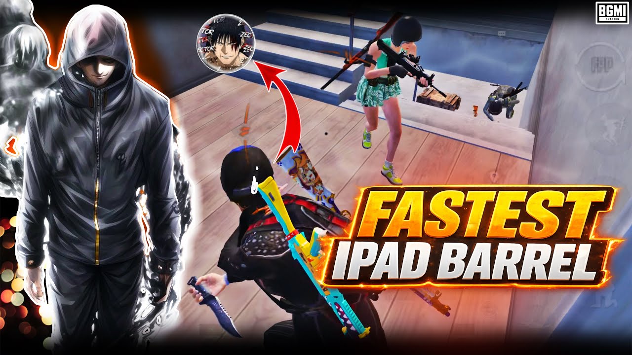 New BGMI Fastest iPad player ? Zector 🔥| BGMI - Pubgmobile 