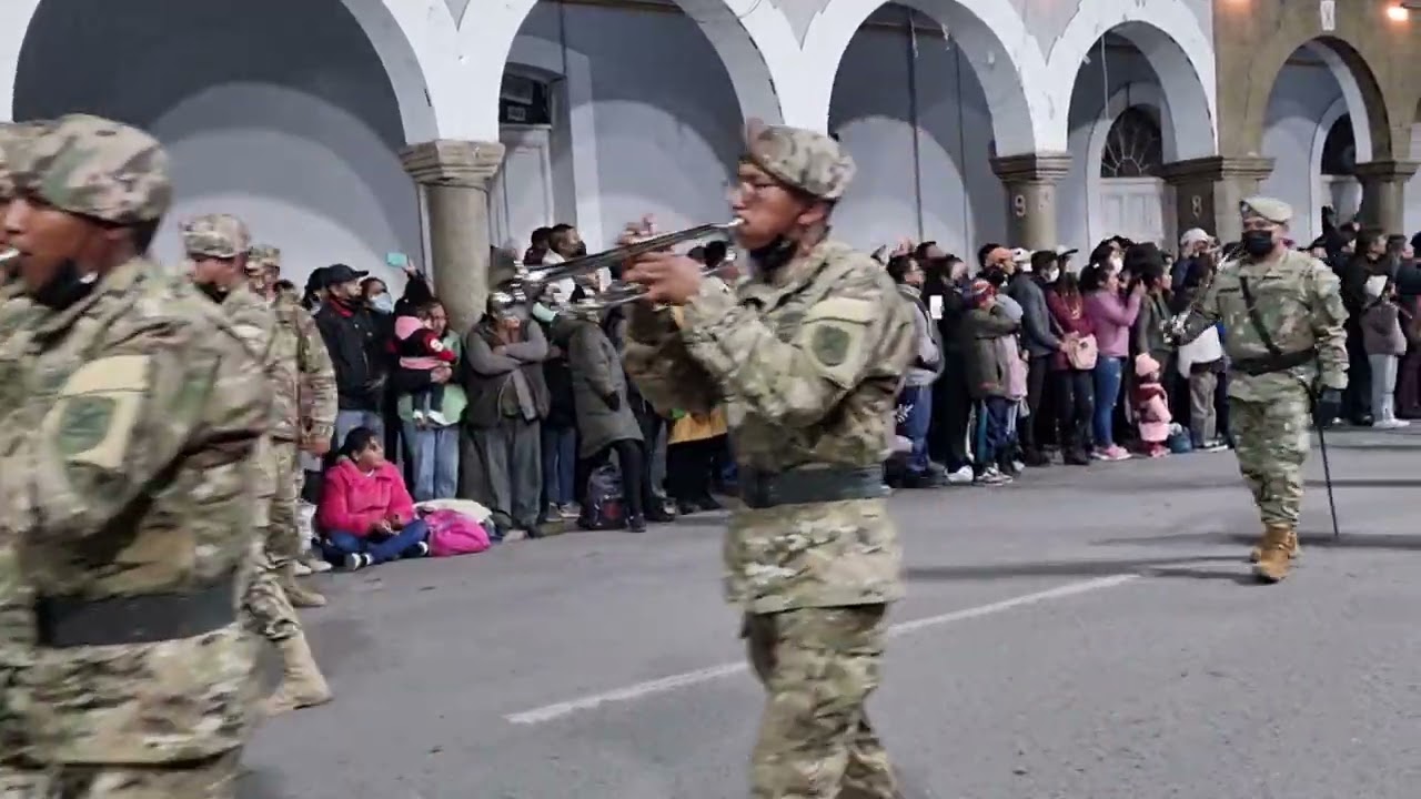 Premilitares Oruro 23 de Marzo/2023 Desfile de teas