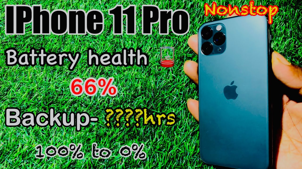 Тест резервного аккумулятора iPhone 11 Pro | Состояние аккумулятора 66% | Тест аккумулятора iPhon...