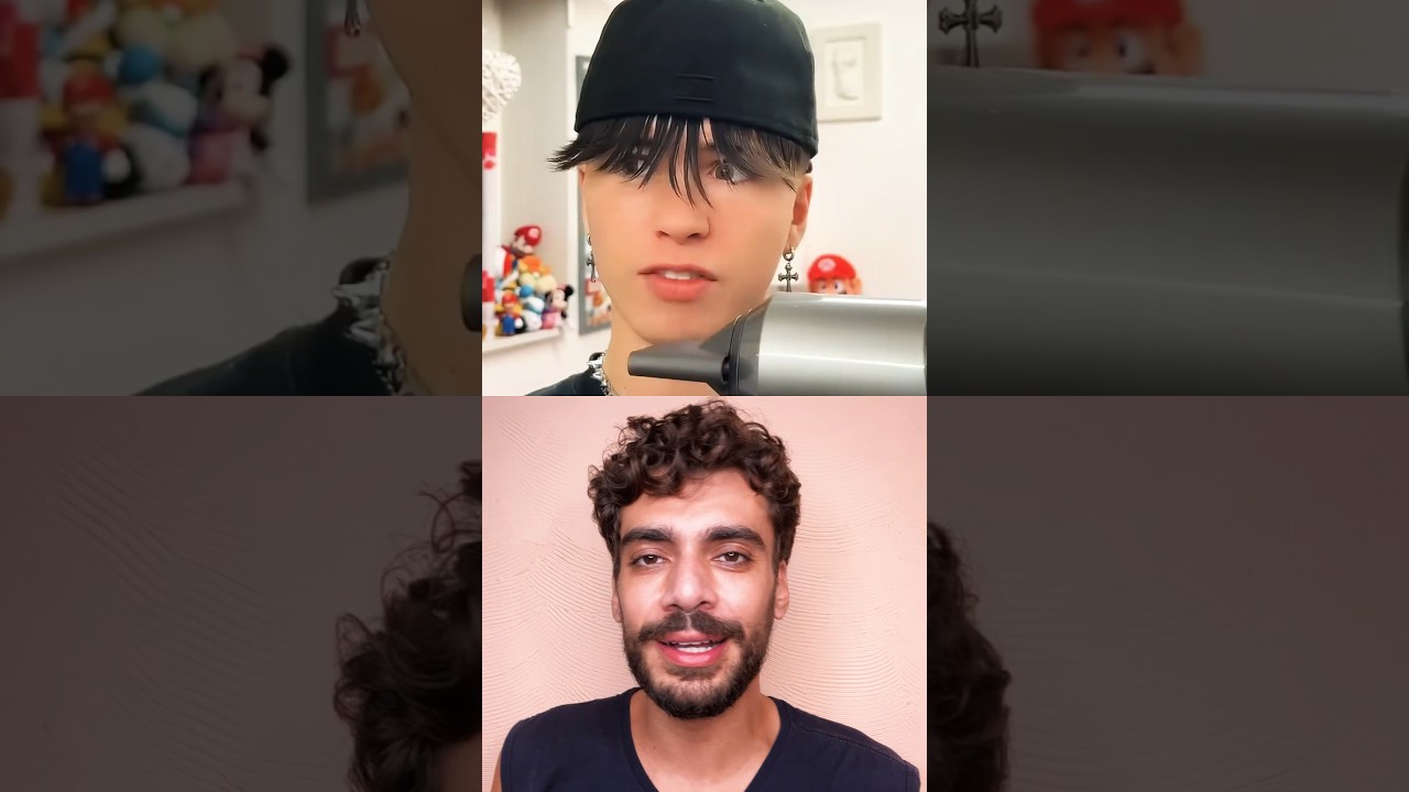 Cabelo com franja masculina, como fazer #hairstyle #haircut