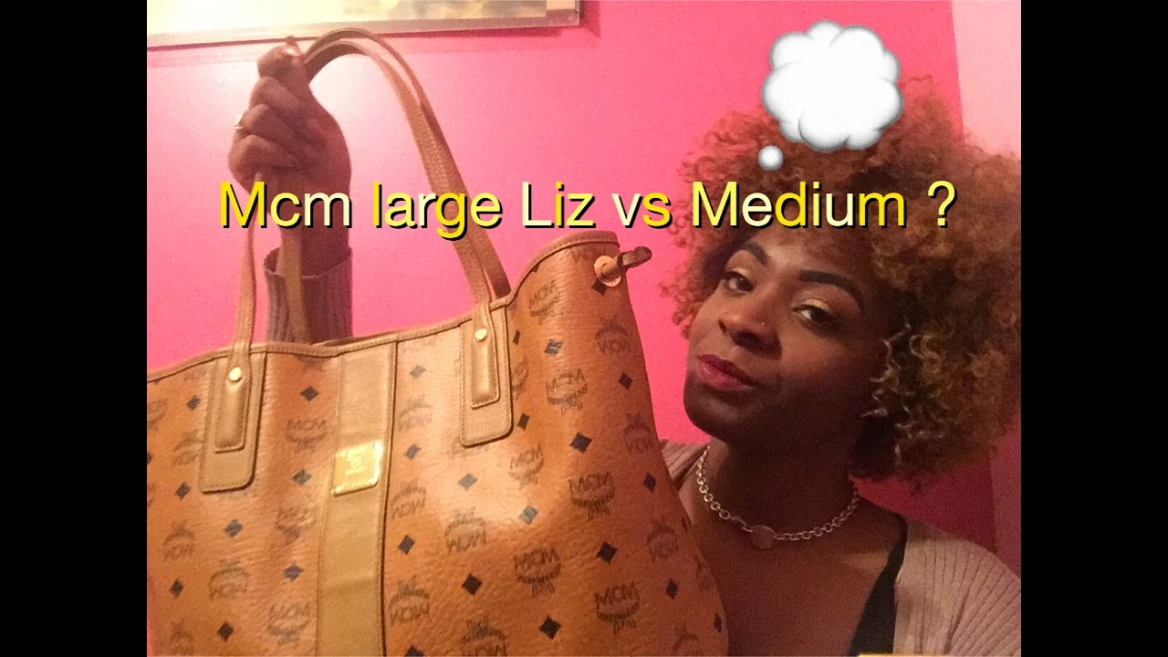 Mcm reversible Liz Large v.s medium