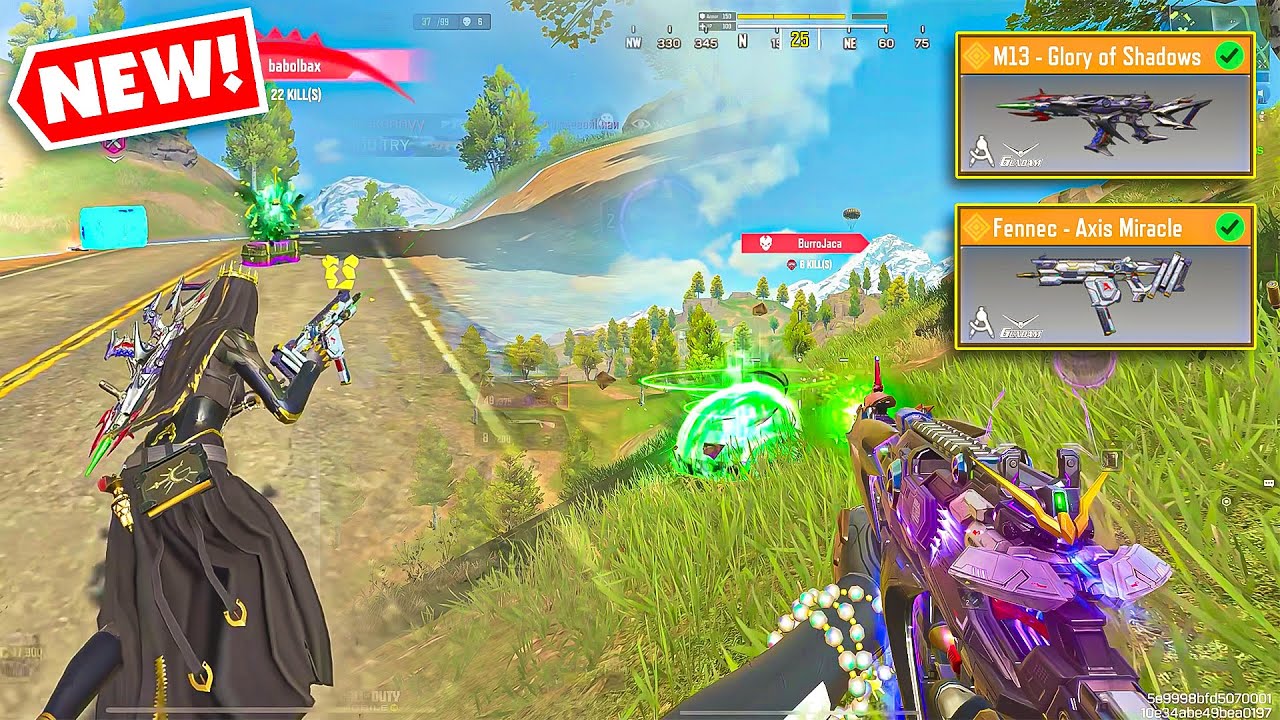 *NEW* GUNDAM DRAW GUNS😍 ( M13 & FENNEC ) W/ MYTHIC FEATURES | SOLO VS SQUAD
