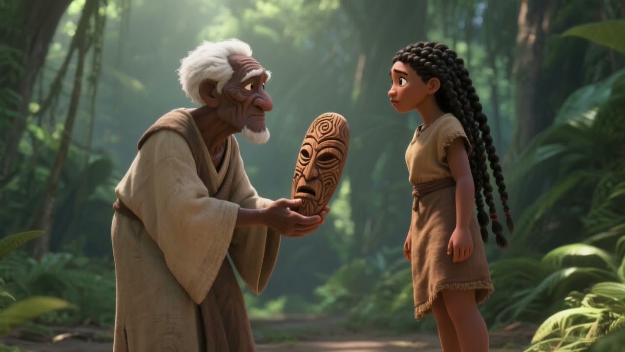 The Mask Maker’s Prophecy 🎭✨ | Mystical Folklore Story for Kids | Magical Adventure Animation