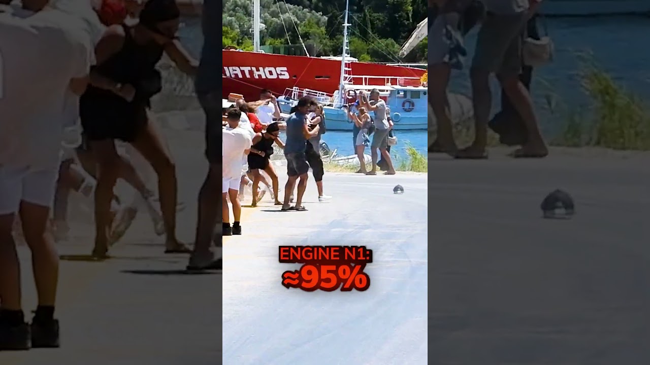 People VS Airplane JET BLAST | Skiathos Airport Planespotting