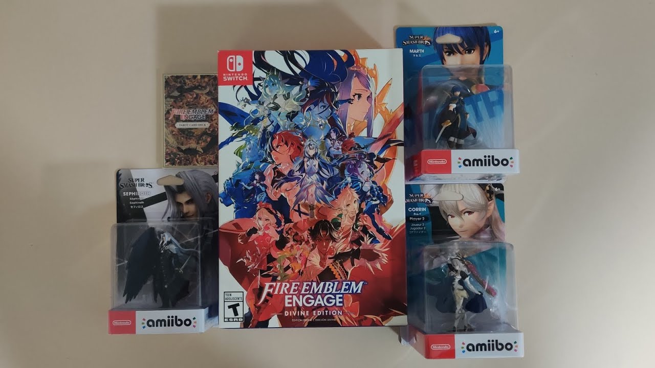 Fire Emblem Engage Collector Edition Plus Amiibo Nintendo Switch Unboxing