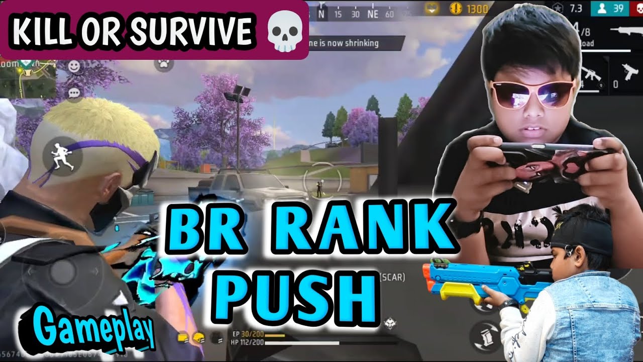 Kill or Die 😈 Intense BR Rank Push GameplayNo Mercy in BR Rank Push 😱 Full Action Gameplay #gaming 