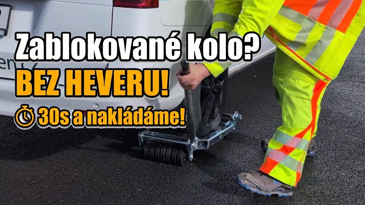 Jak naložit zablokované kolo? Bez heveru a do 30 sekund (Překlápěcí vozík)
