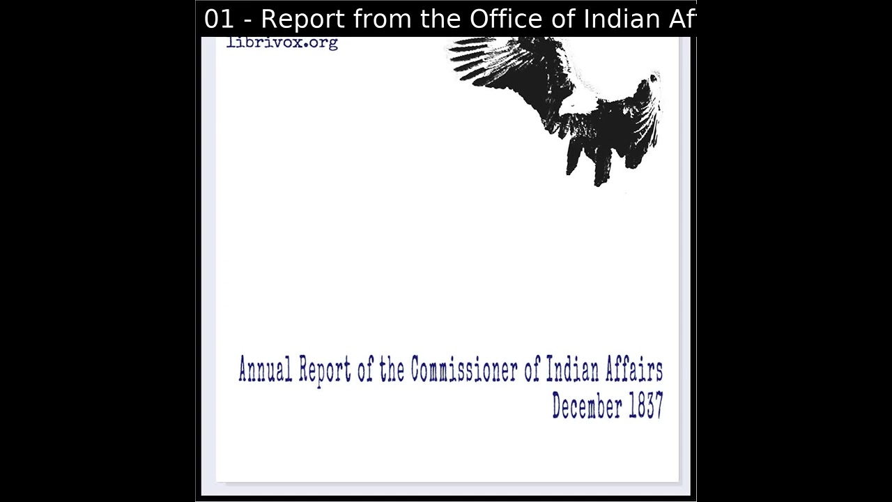 Annual Report of the Commissioner of Indian Affairs, December 1837 Part 1/2