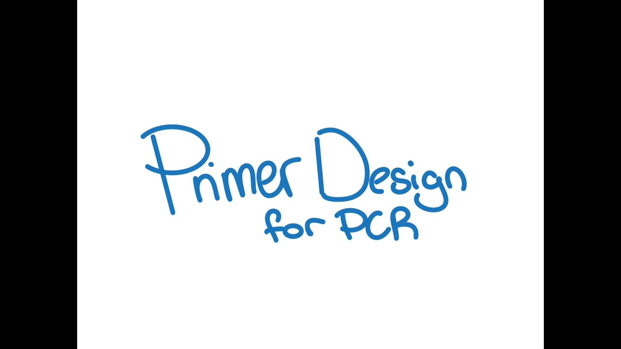 Primer design for PCR