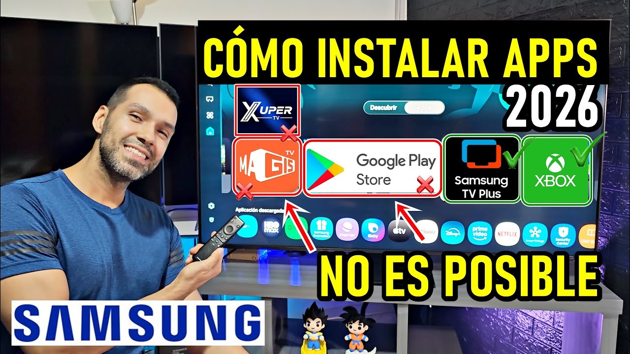 INSTALA APPS EN TU SMART TV SAMSUNG 2026 / Magis TV Xuper TV y Play Store de Google No es posible