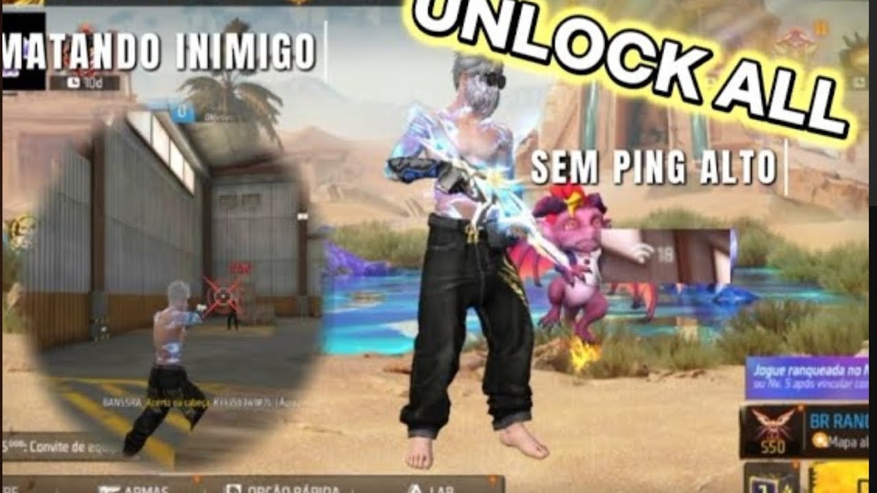 CORRE!! UNLOCK ALL FUNCIONANDO NA PARTIDA SEM DANO FAKE ANT BLACKLIST !! LINK DIRETO ΑΝΤΙ BAN 