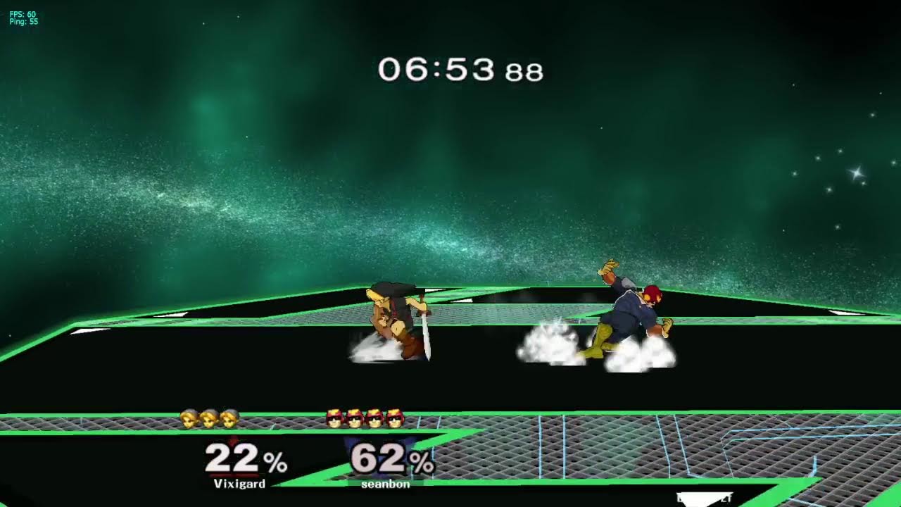 Me and seanbon93 beat on eachother in melee