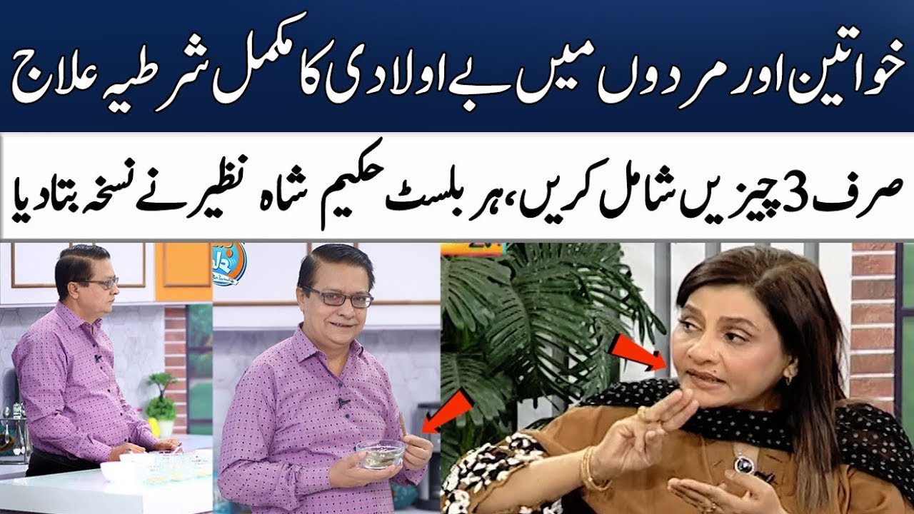 Male & Female Infertility Treatment by Hakeem Shah Nazir | Madeha Naqvi | SAMAA TV